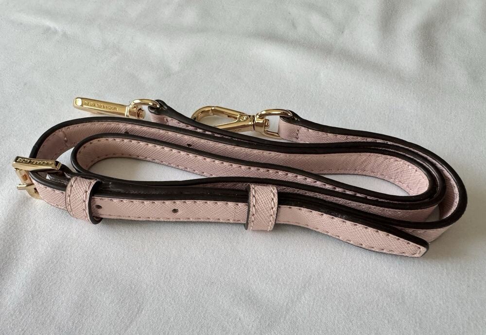 Michael Kors Replacement Strap Pink Gold Hardware 36" Shoulder Crossbody